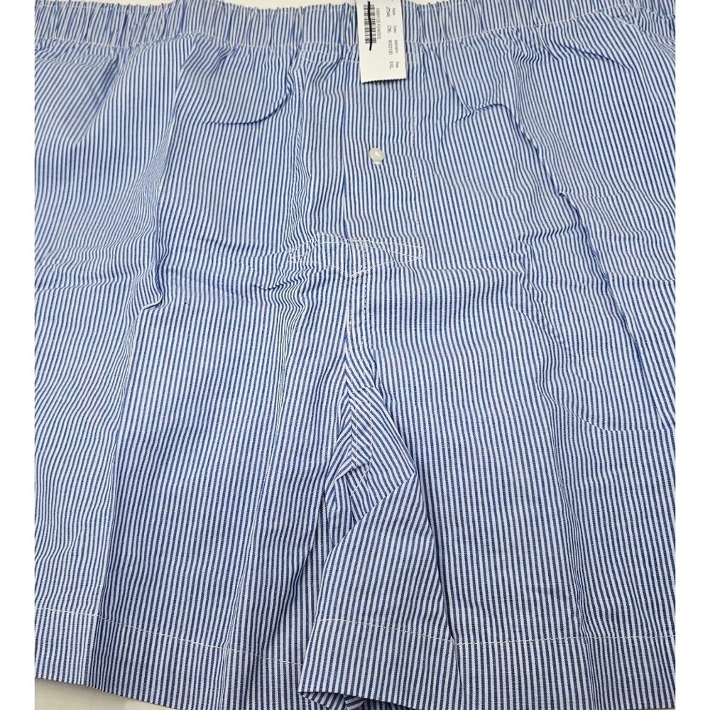 J. Crew Men's Stretch Blue Microstriped Boxers Size XXL J7546 - Picture 4 of 6